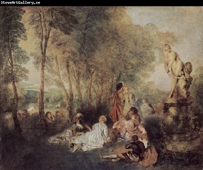 Jean-Antoine Watteau Fetes galantes